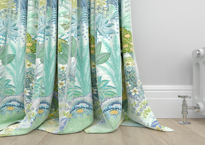 Kolkata Velvet, Spring Mist - Made to Measure Curtain - Image 6